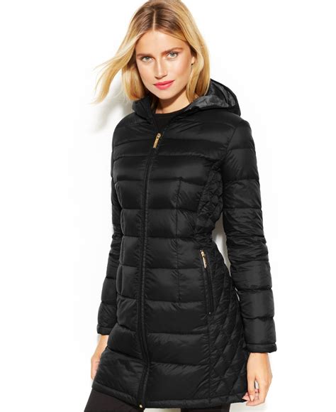 long sleeve michael kors jacket weightless|Michael Kors packable puffer jacket.